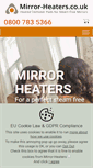 Mobile Screenshot of mirror-heaters.co.uk
